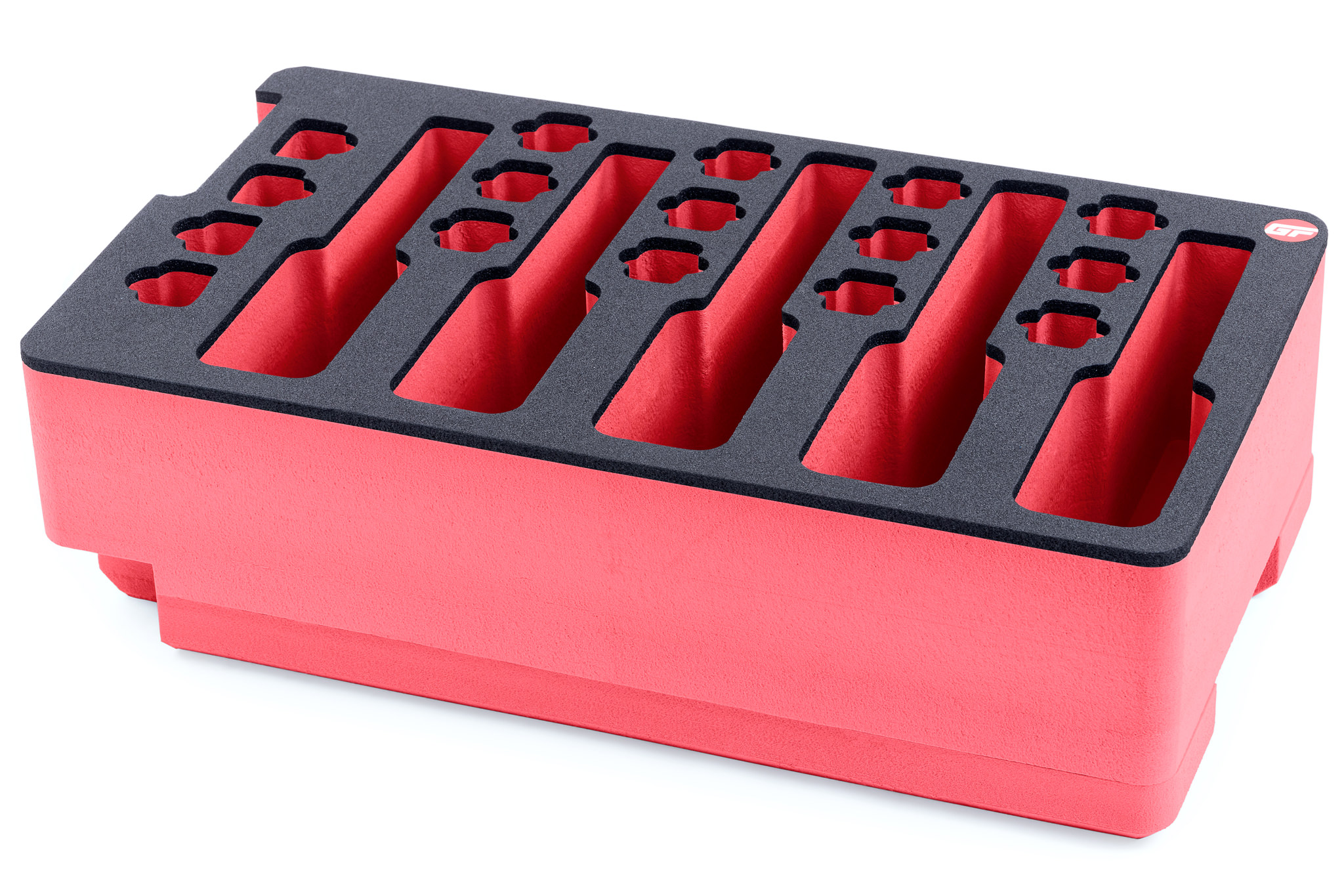 Red 5-Pistol Foam Insert for Apache 5800